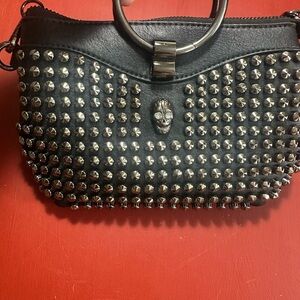 Studded Black Handbag